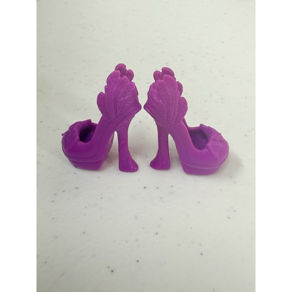 Monster High Inner Monster Spooky Sweet n Frightfully Fierce Purple Heels Shoes - Picture 2 of 4